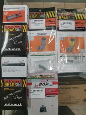 A group of packages of brass
AI-generated content may be incorrect.